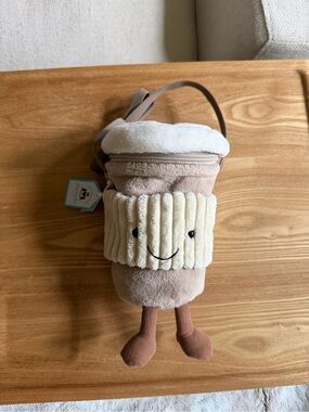 ☕️ Jellycat Amuseables Coffee To Go Bag